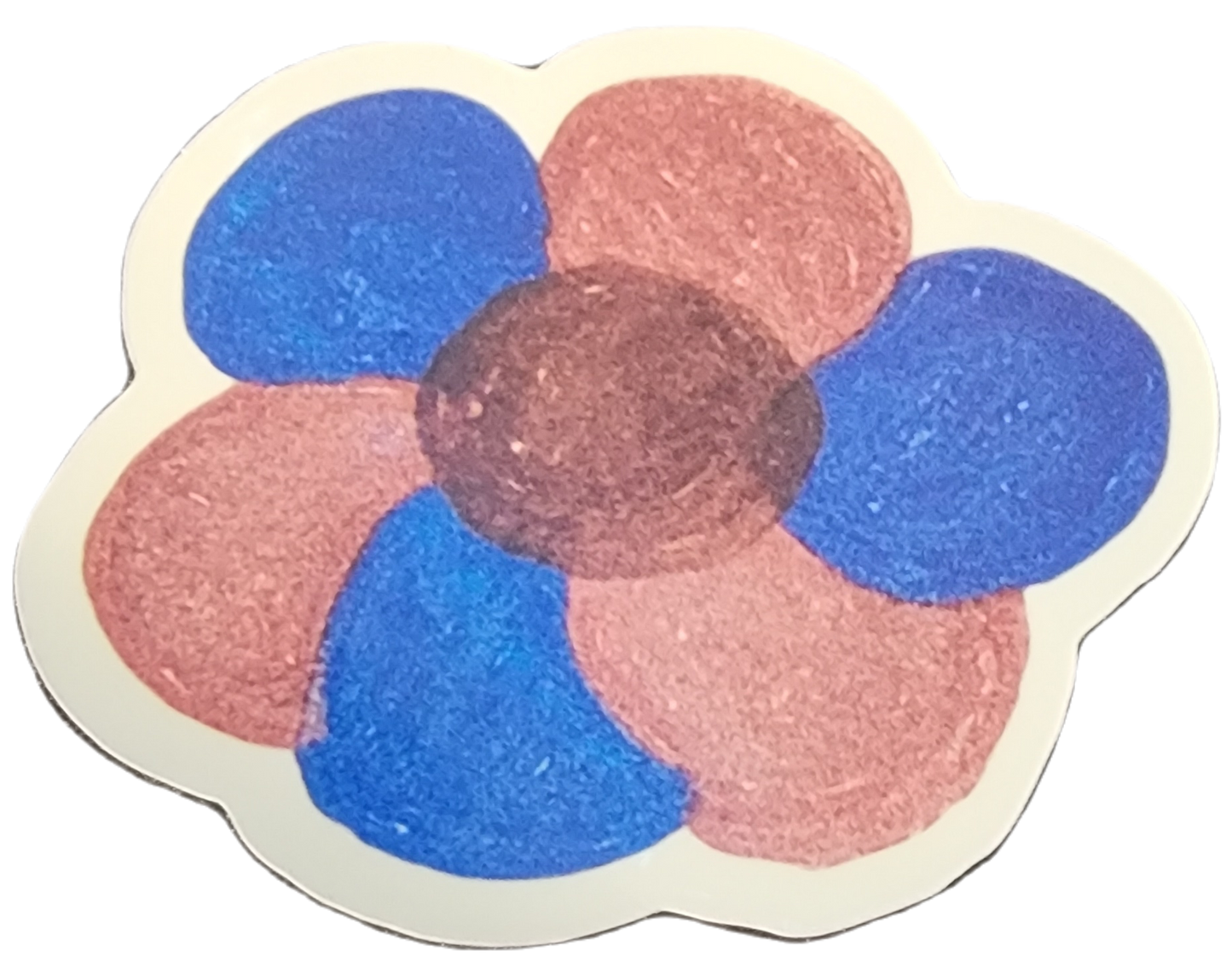 Multicolor Flower Sticker