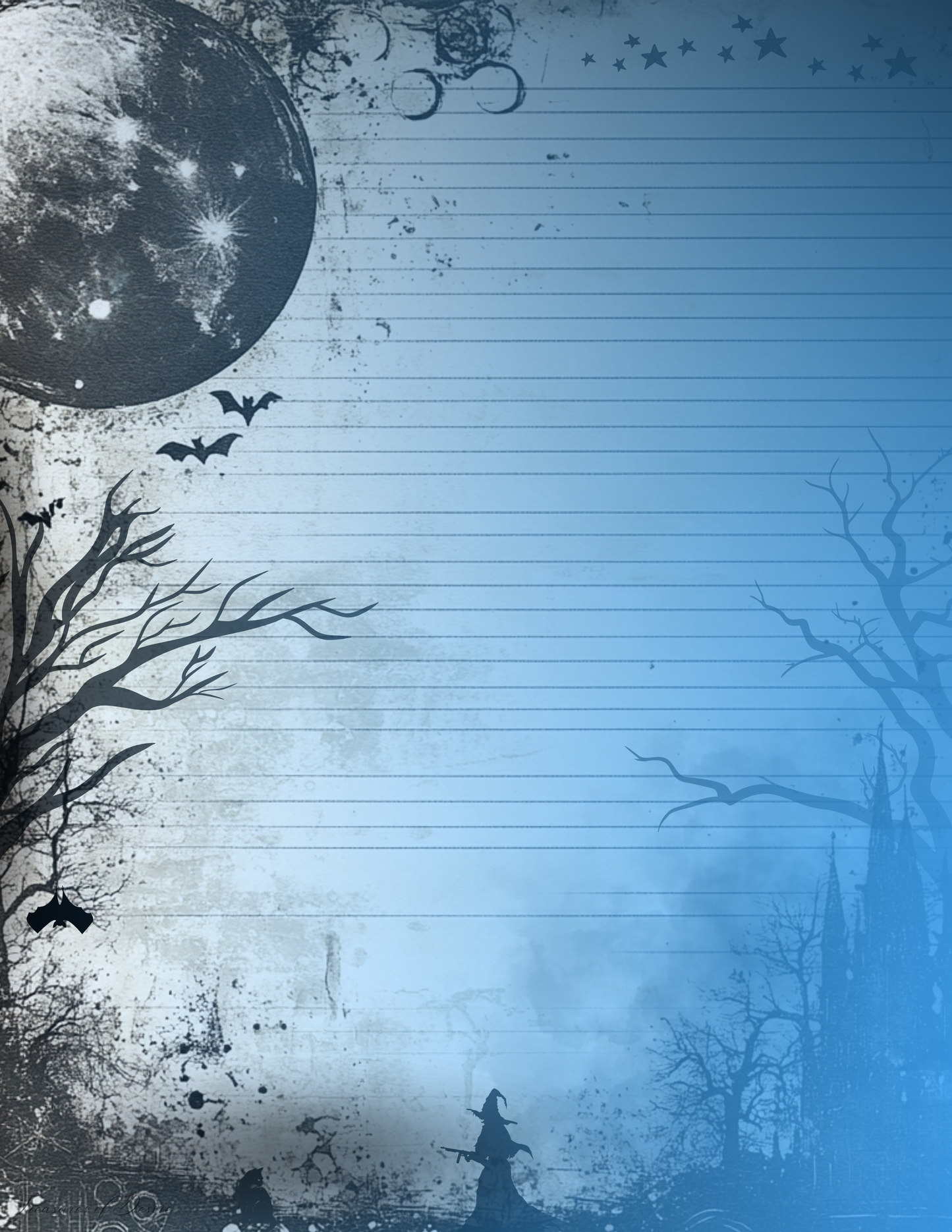 Retro Spooky Stationery