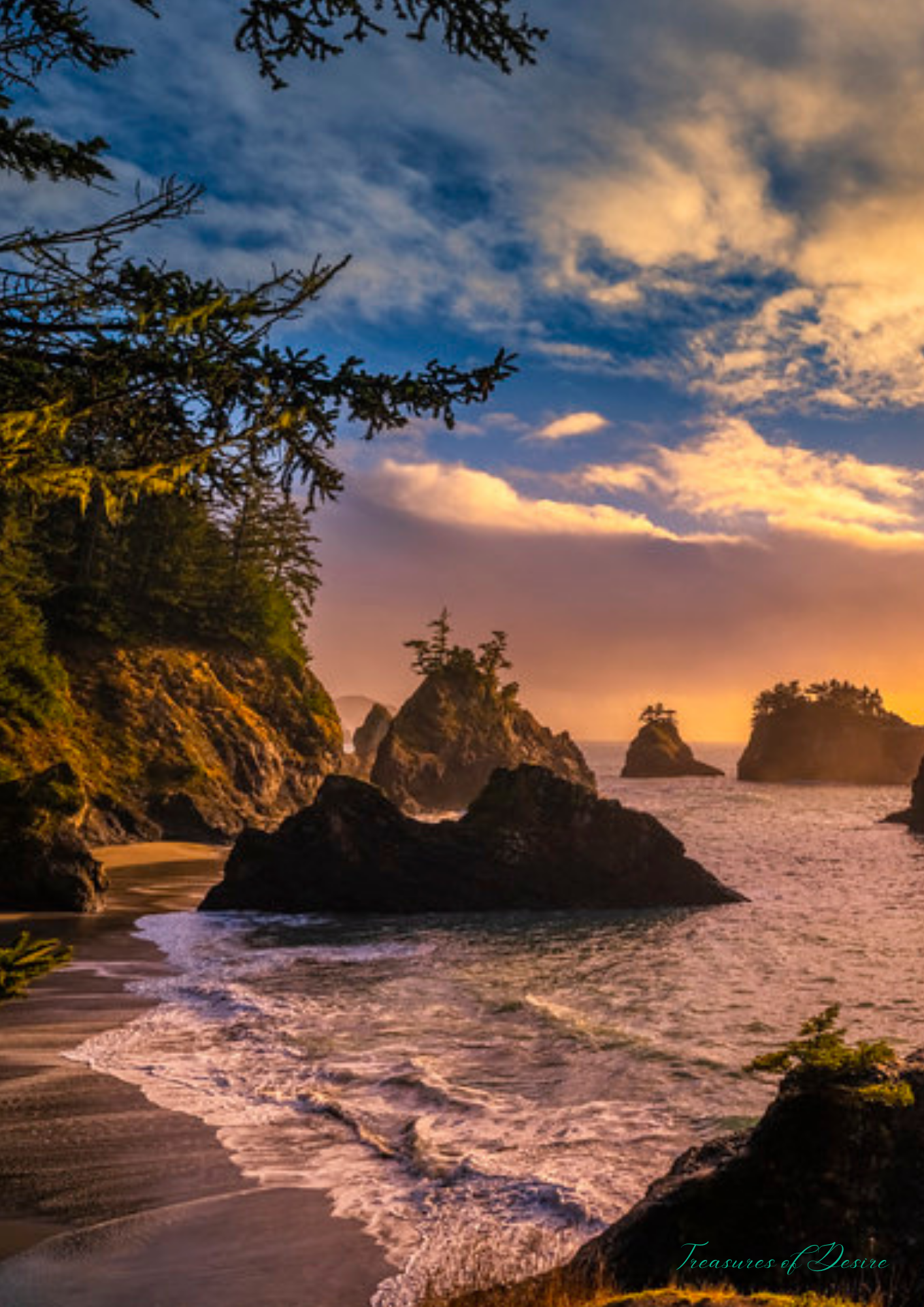 Oregon Coast Stationary Set Digital Download