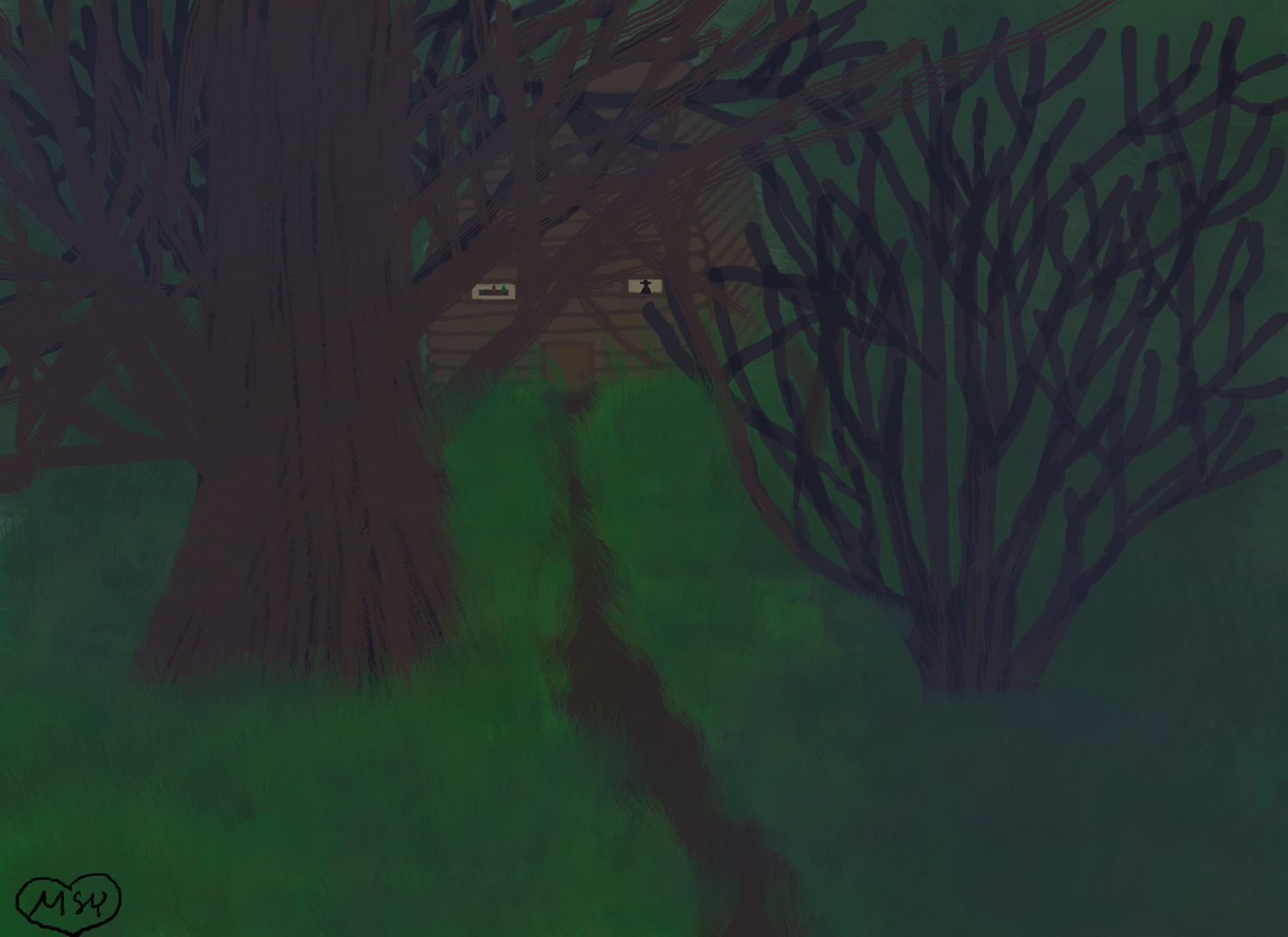 Hidden Hollow Art Print