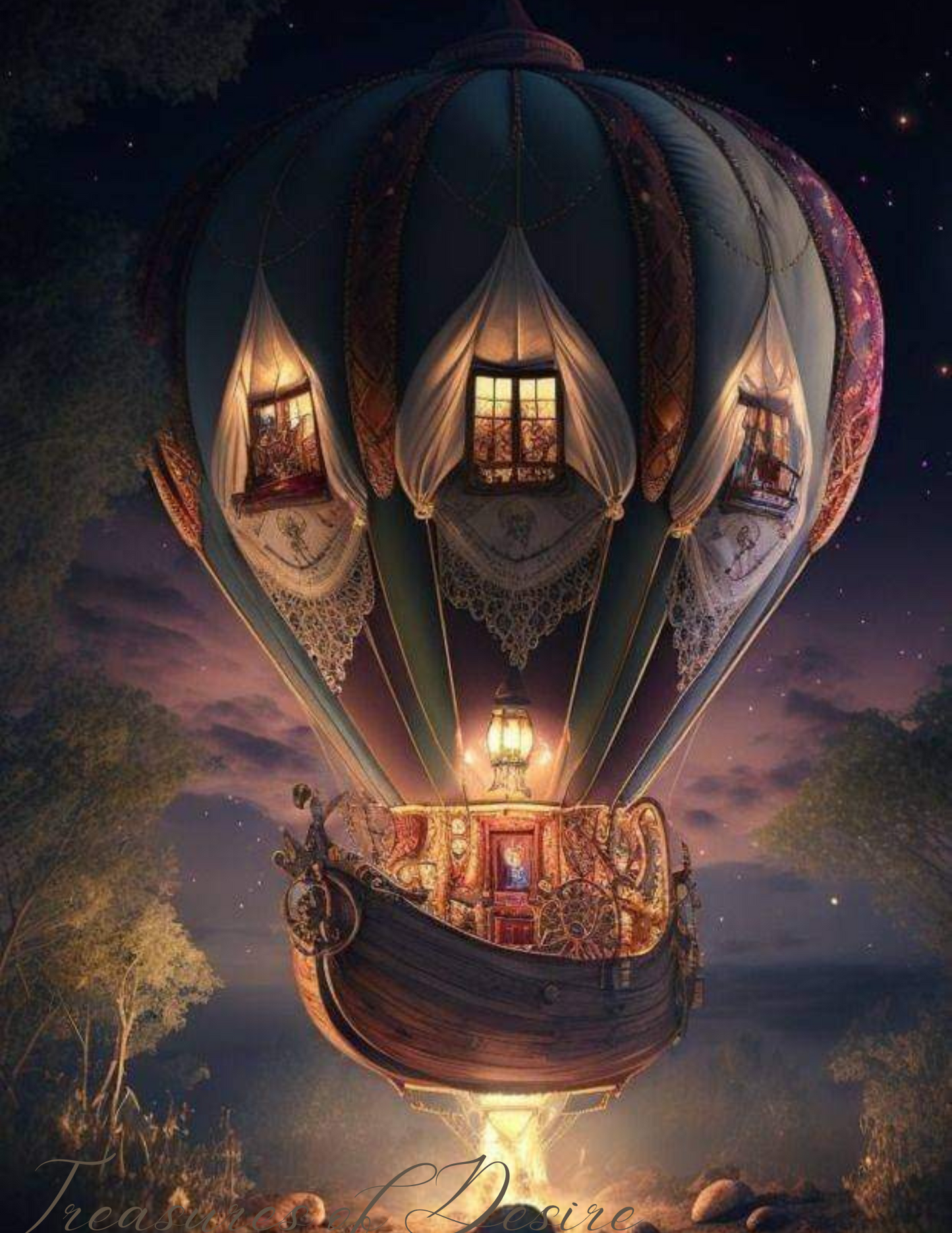 Floating House Poster Print