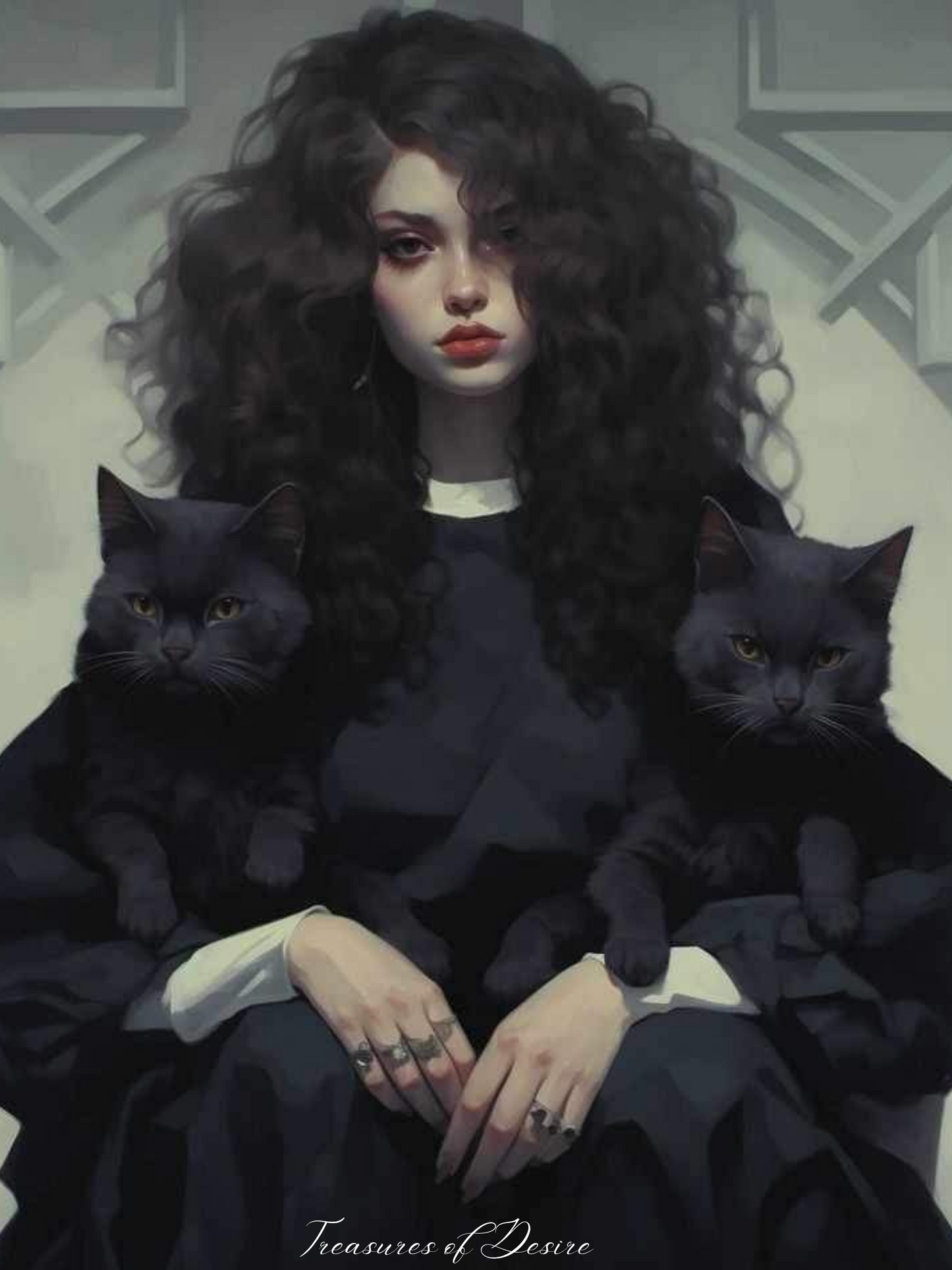 Gothic Queen Poster Print