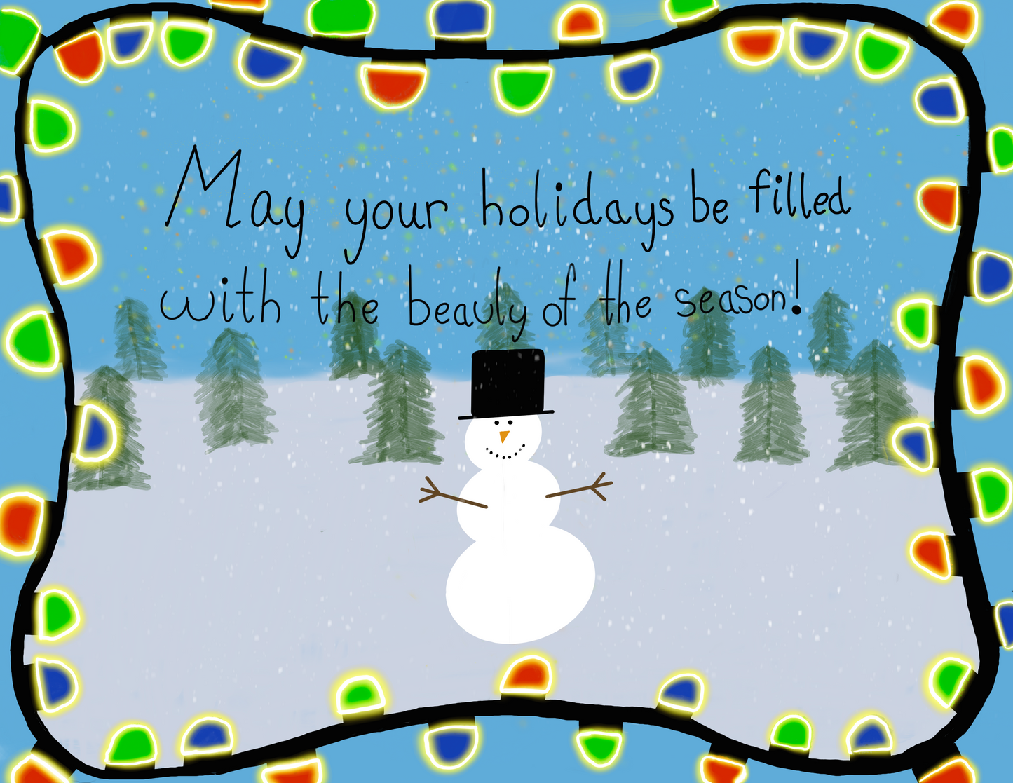 Beauty Of The Season Holiday Card Digital Print