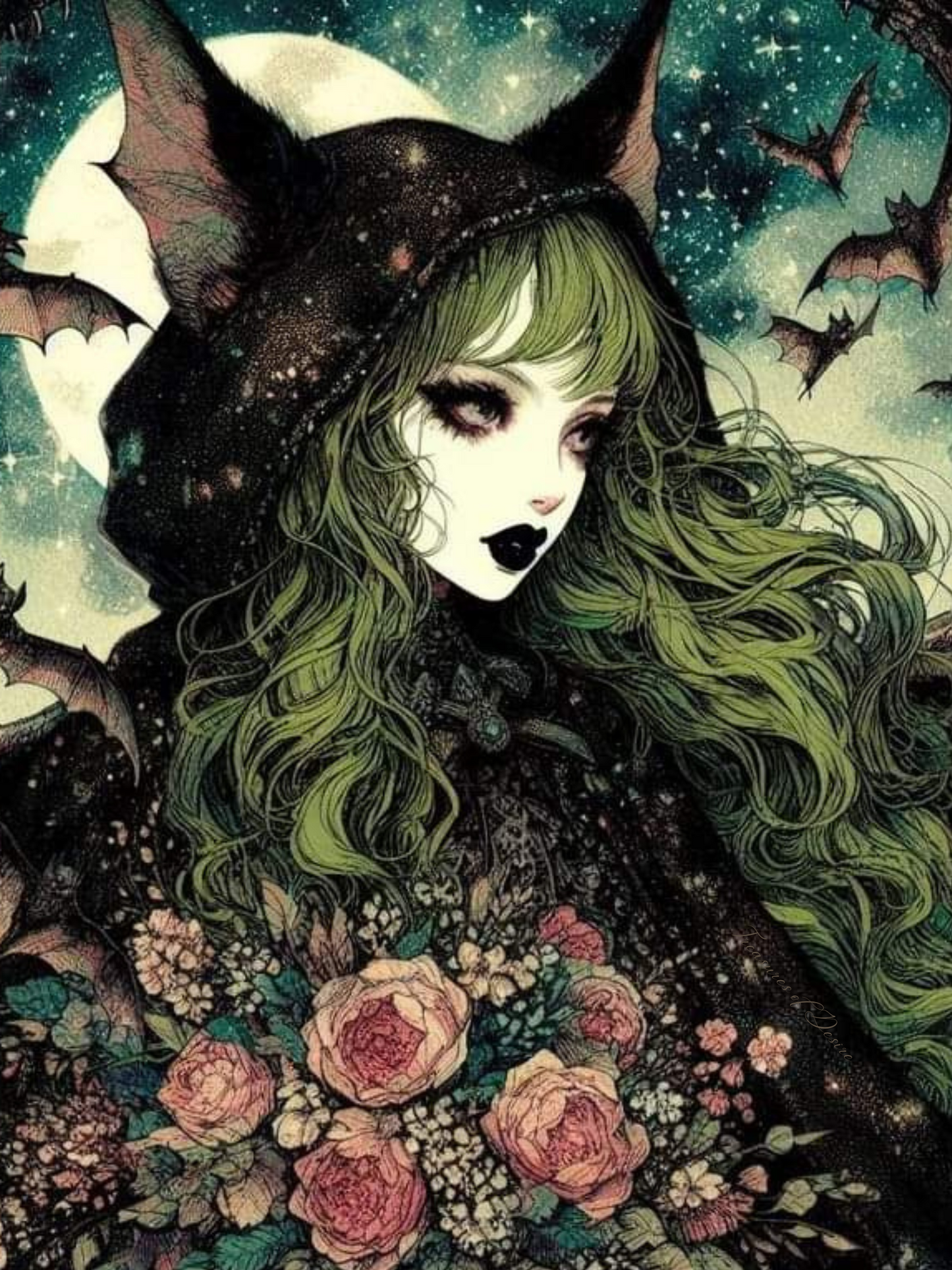 Nocturnal Queen Poster Print