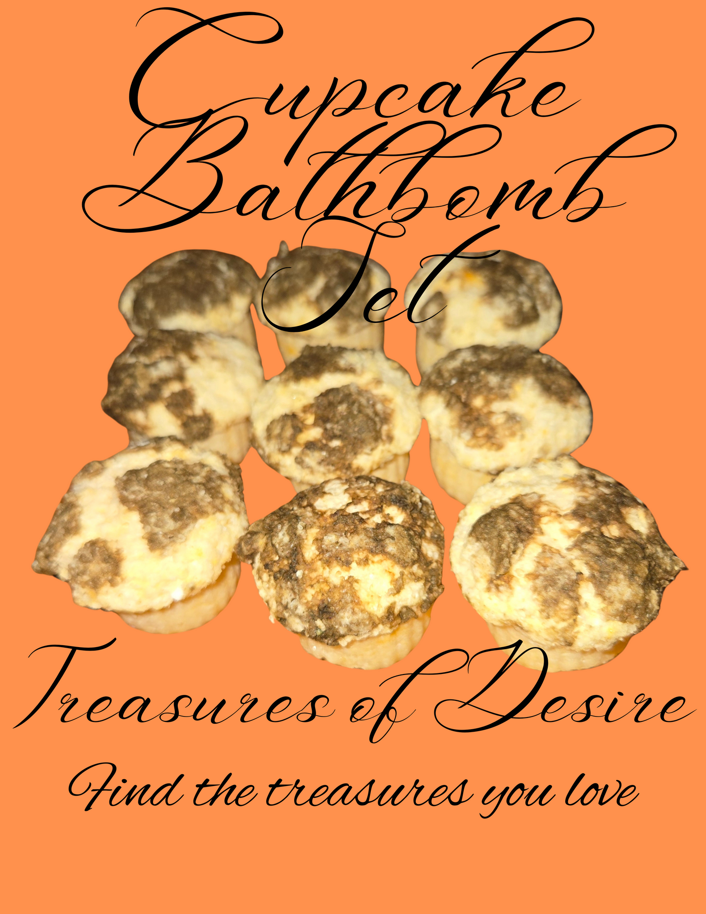 Mini Chocolate Cupcake Bath Bombs