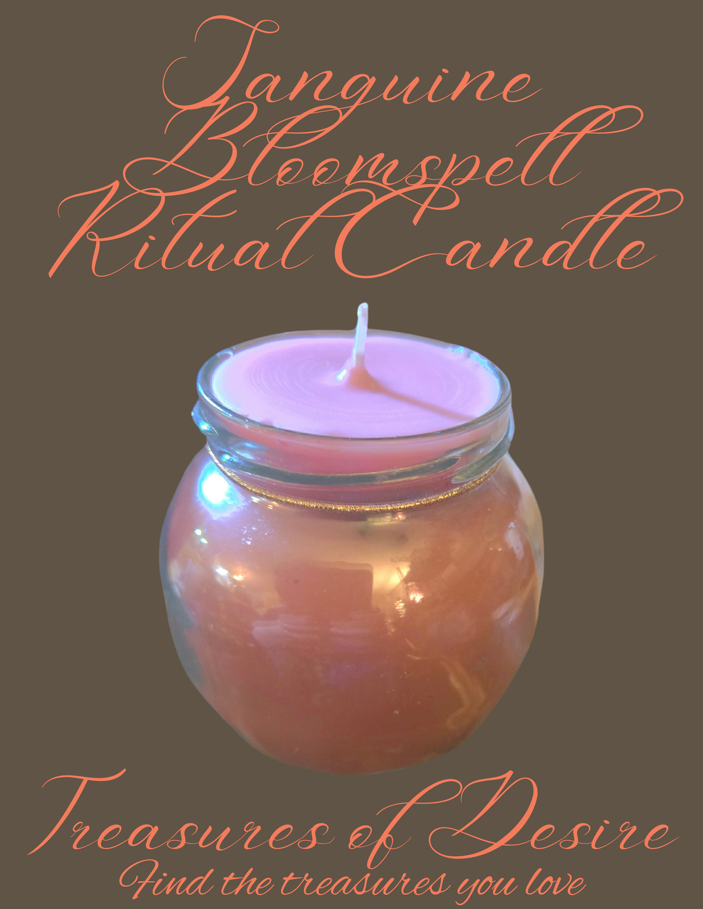Sanguine Bloomspell Ritual Candle