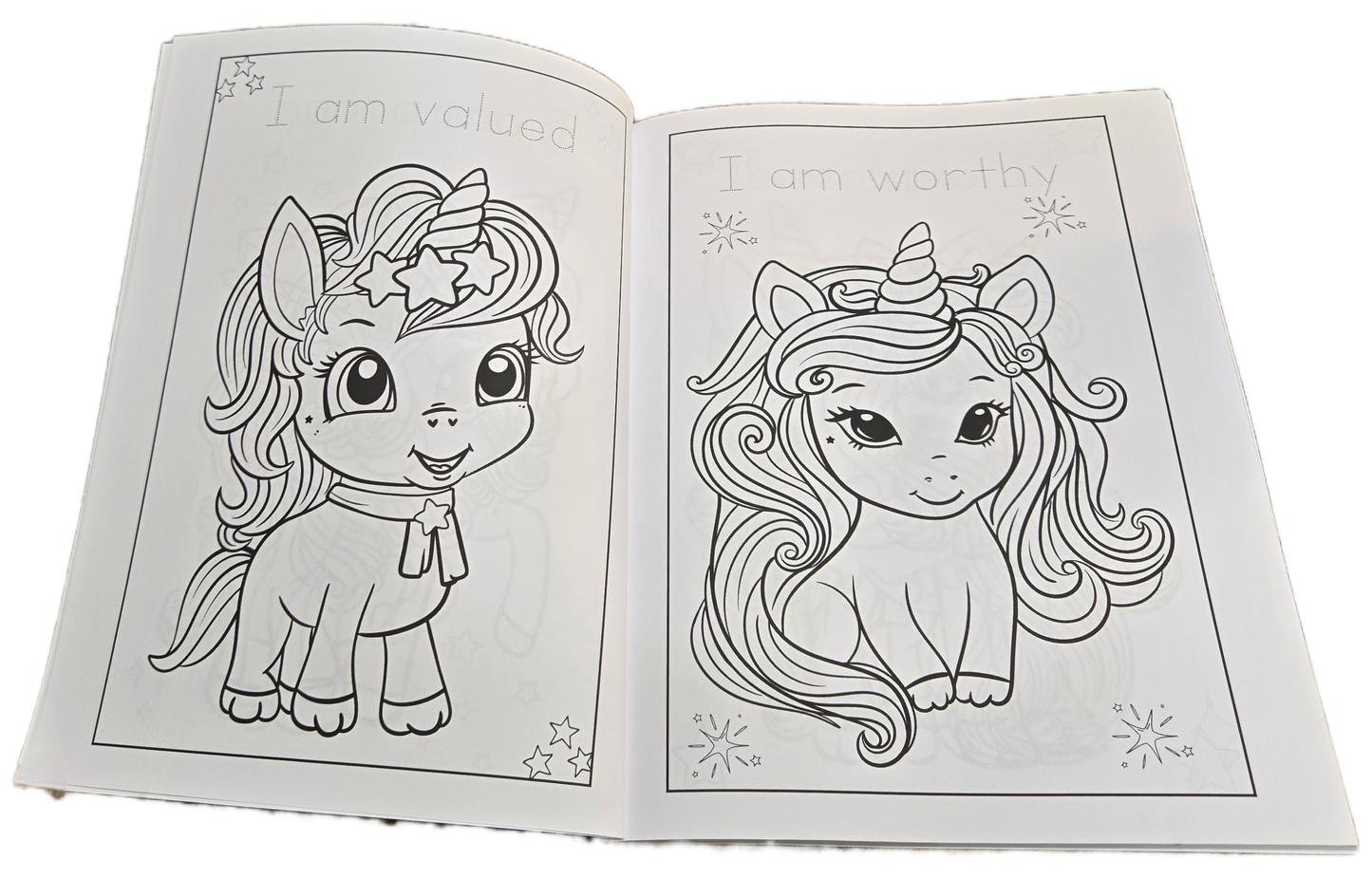 Magical Unicorns Coloring Book