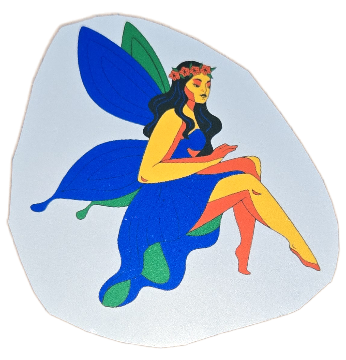 Azure Wing: The Fairy Queen Sticker