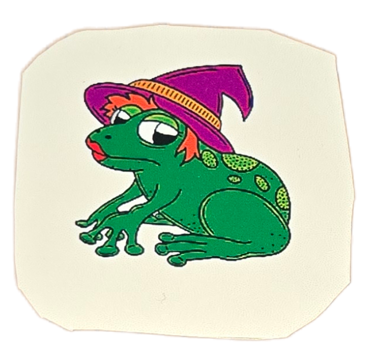 Enchanted Amphibian: The Witch Frog Mini Sticker