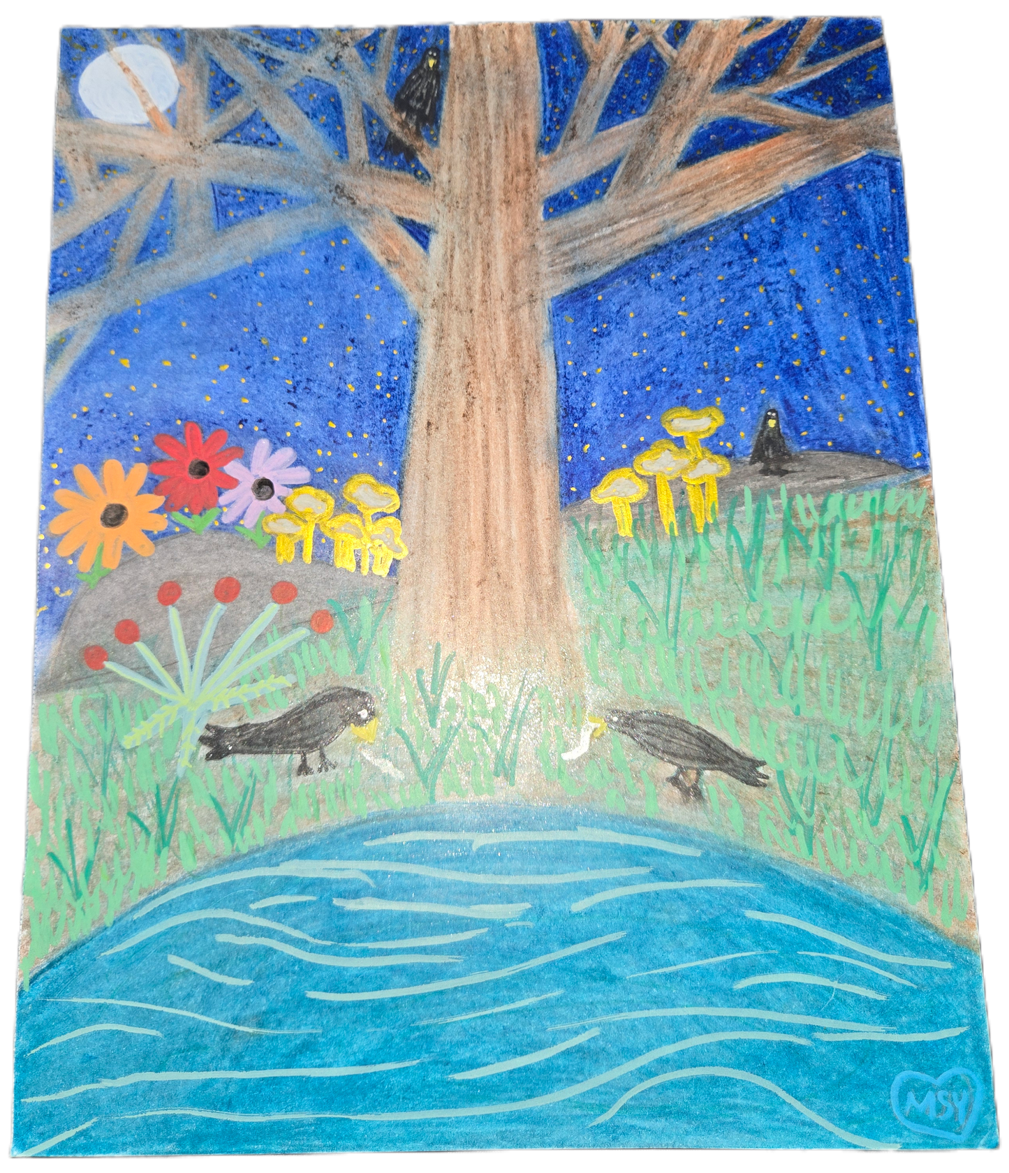 The Four Watchers of the Star-Dusted Field