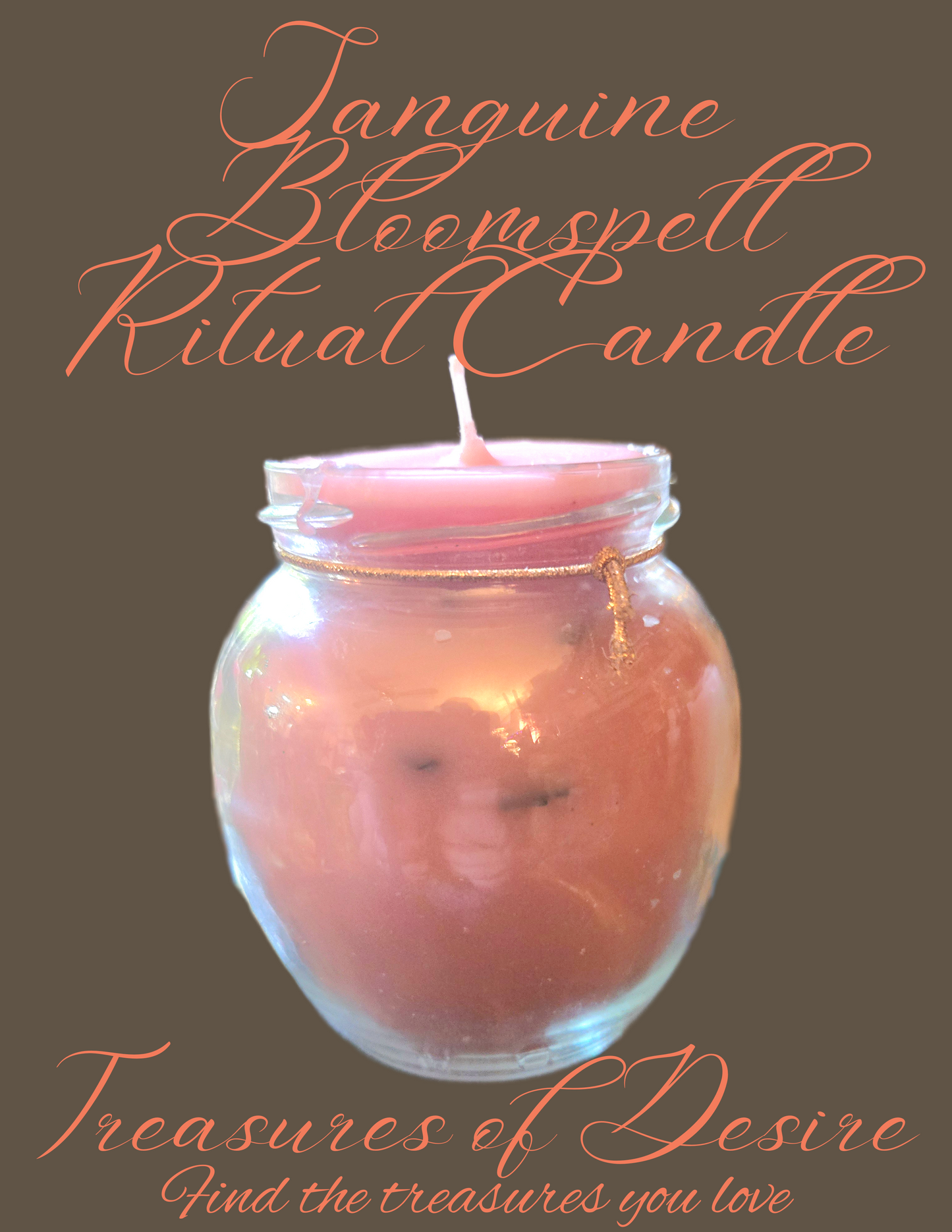Sanguine Bloomspell Ritual Candle