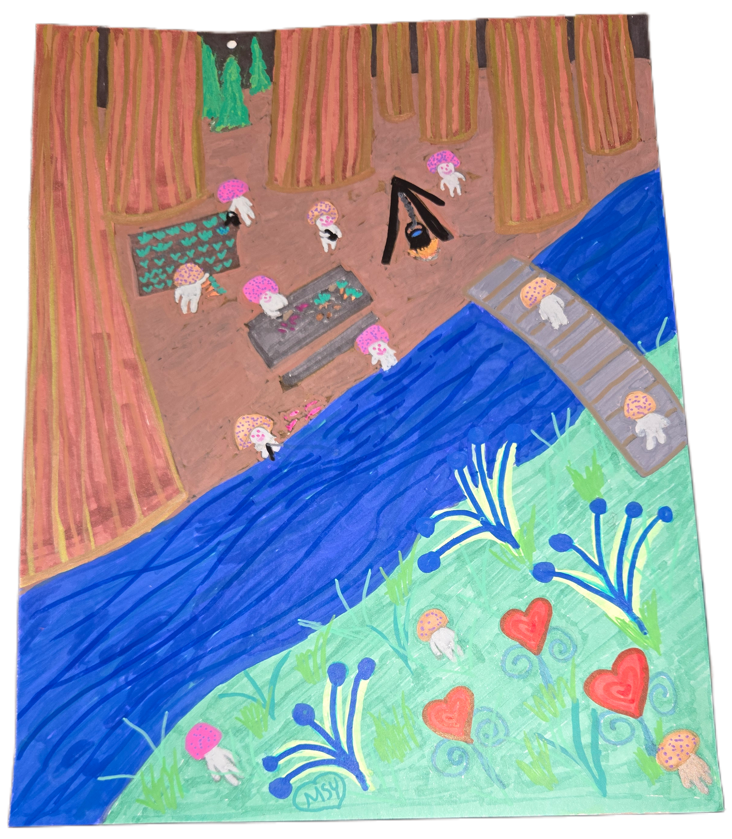 Mycellium Creatures: Across the River