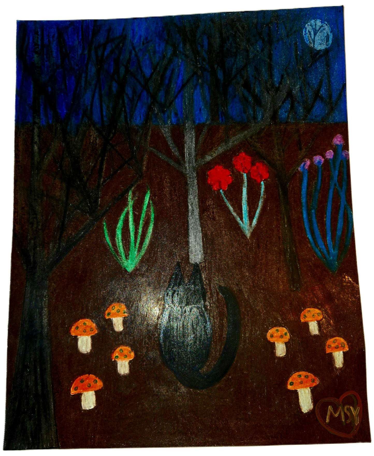 Luminous Orchard | Original 8x10 Enchanted Woodland Art