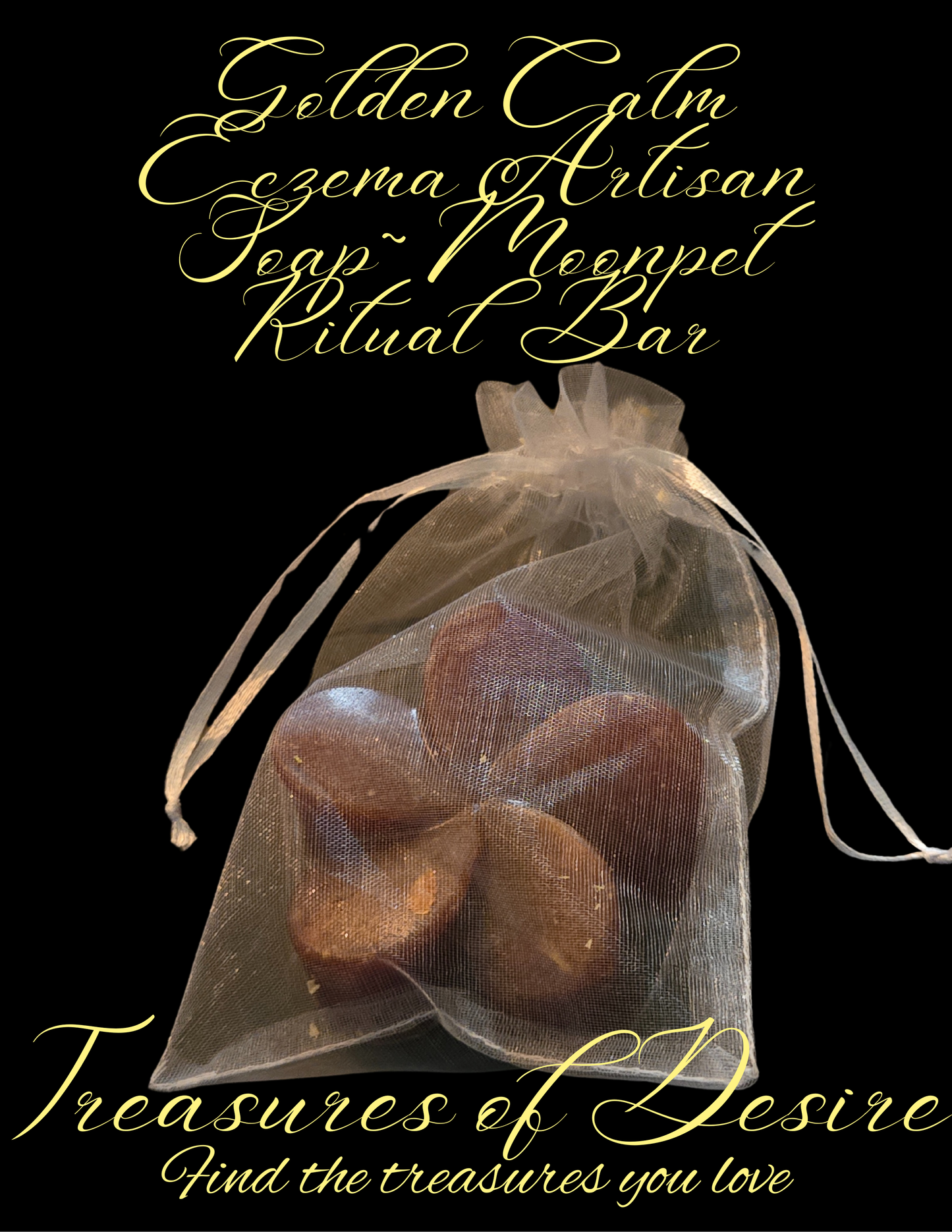 Golden Calm Ezema Artisan Soap-Moonpetal Bar