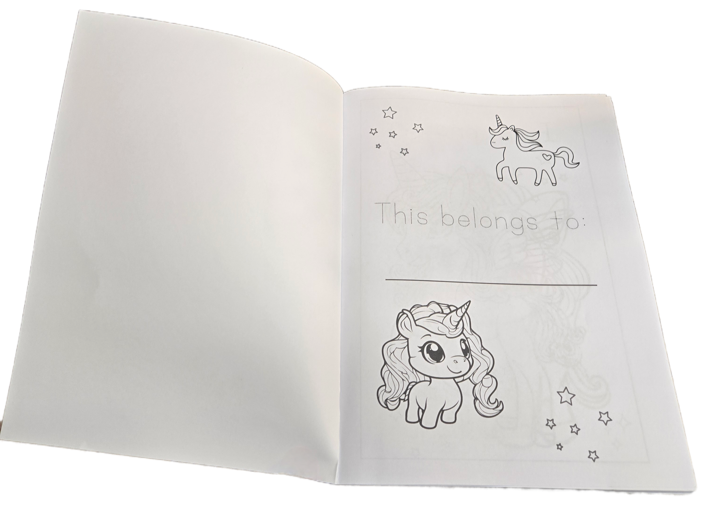 Magical Unicorns Coloring Book