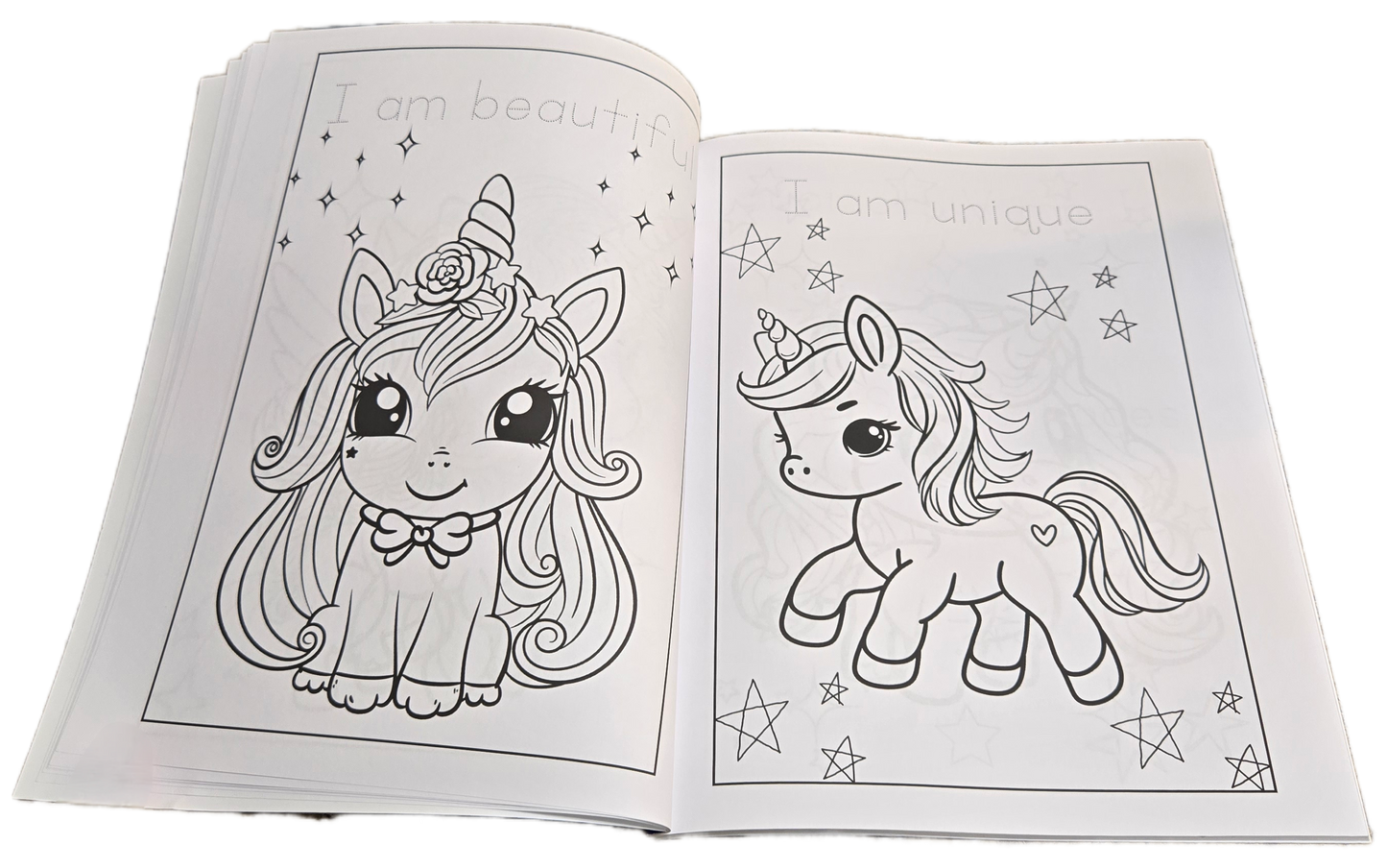 Magical Unicorns Coloring Book
