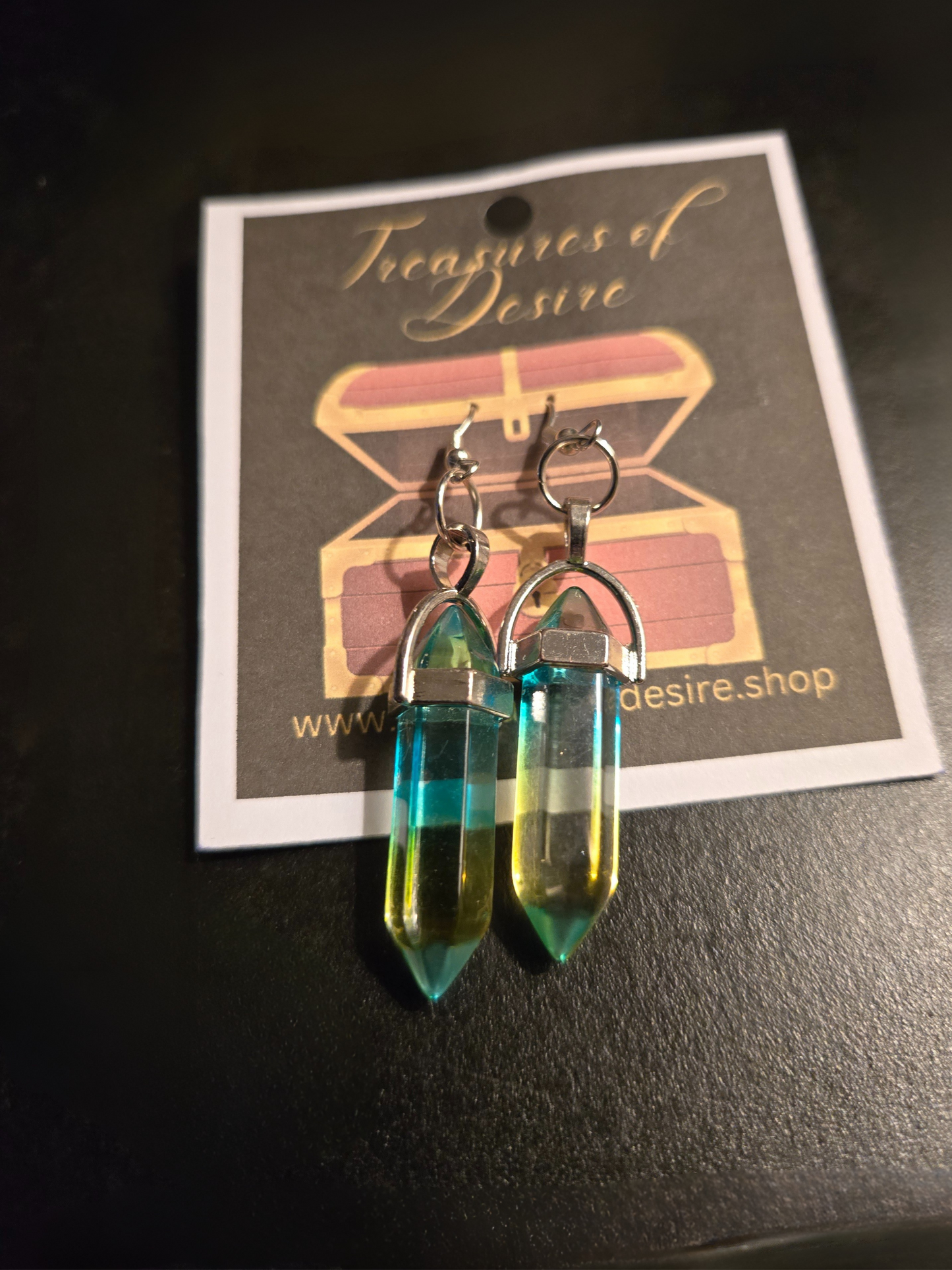 Aquamarine Danglers