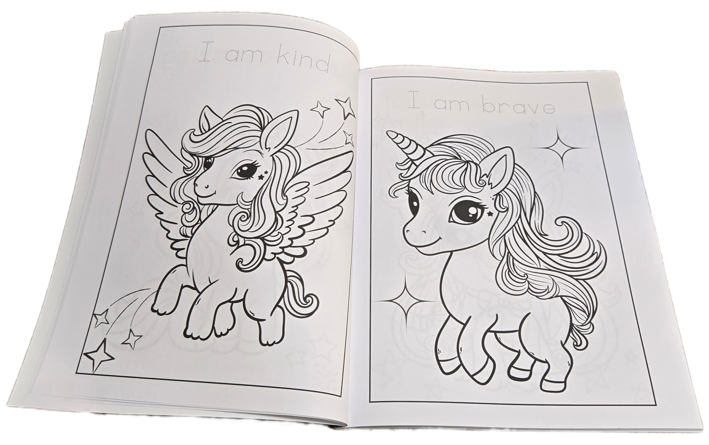 Magical Unicorns Coloring Book