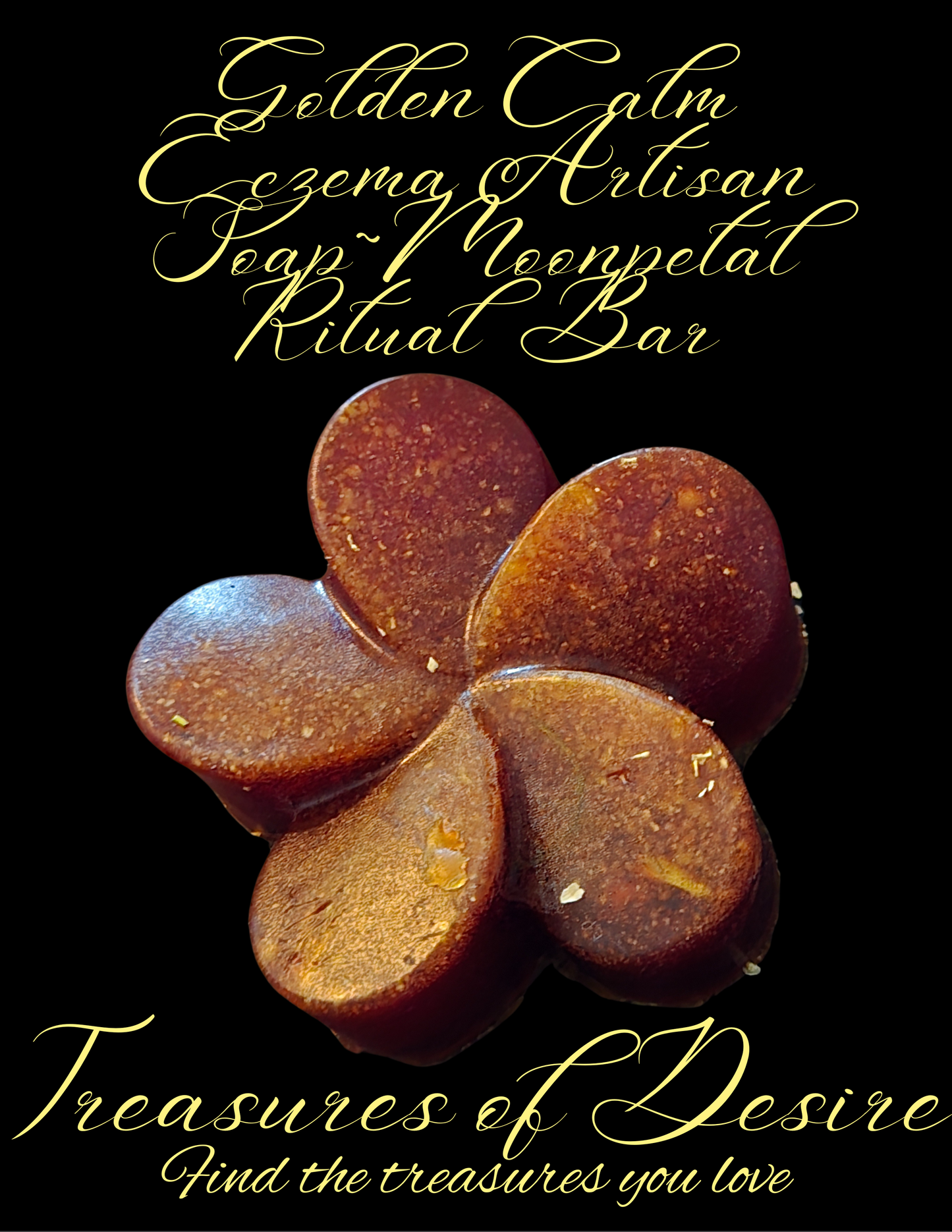 Golden Calm Ezema Artisan Soap-Moonpetal Bar