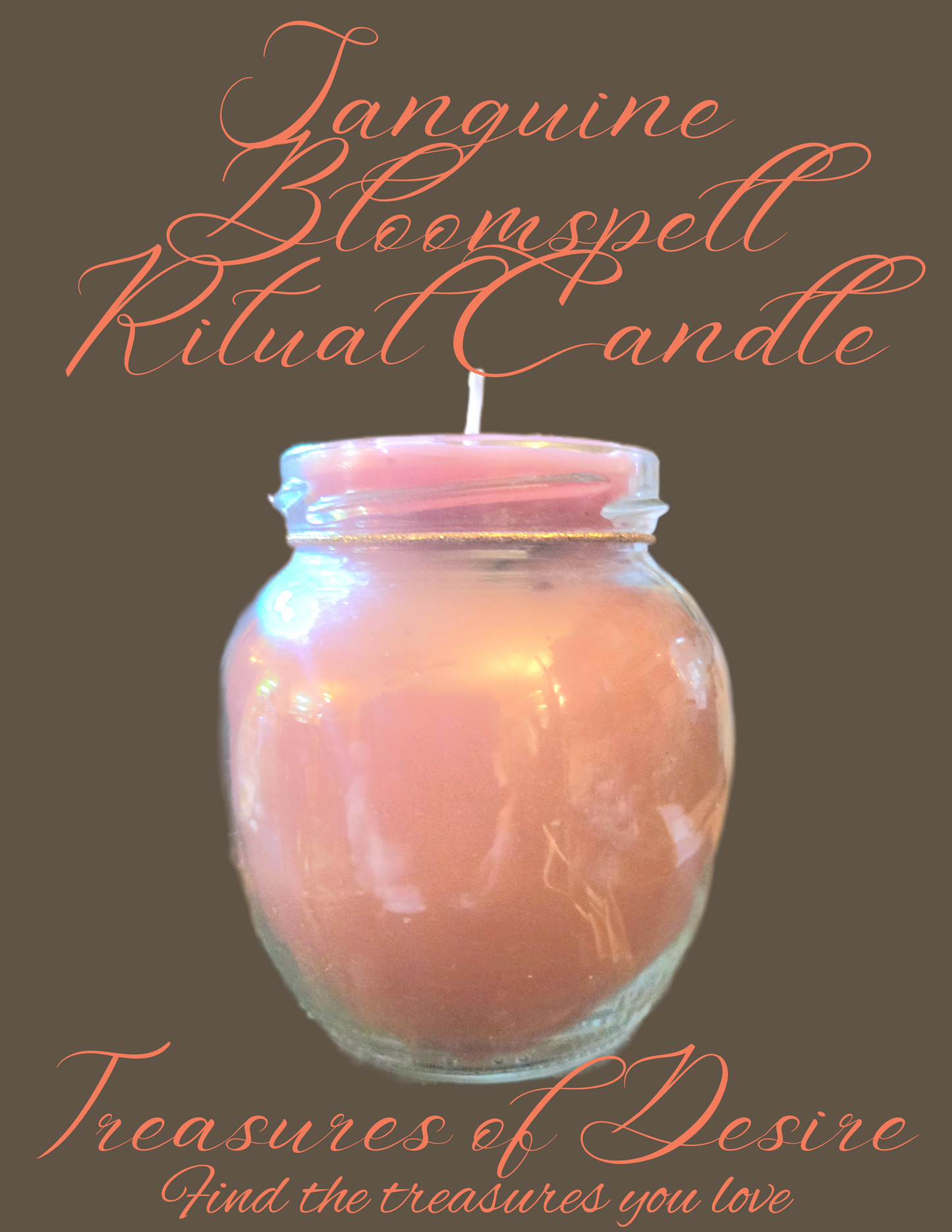 Sanguine Bloomspell Ritual Candle