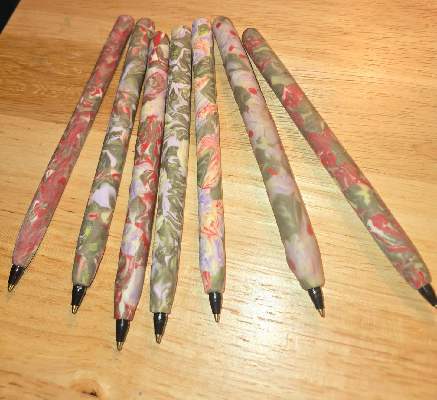 Mystery Marbled Polymer Clay Pen