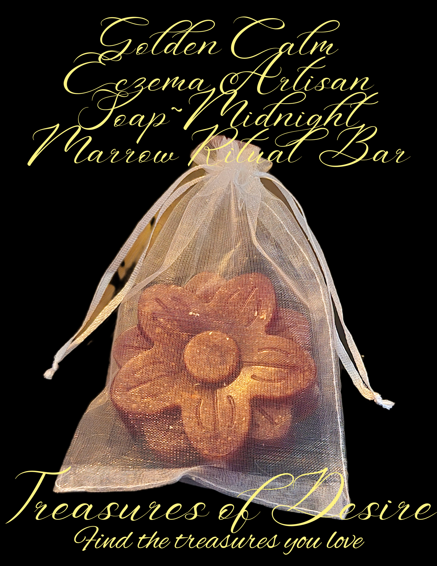 Golden Calm Eczema Artisan Soap-Midnight Marrow Bar