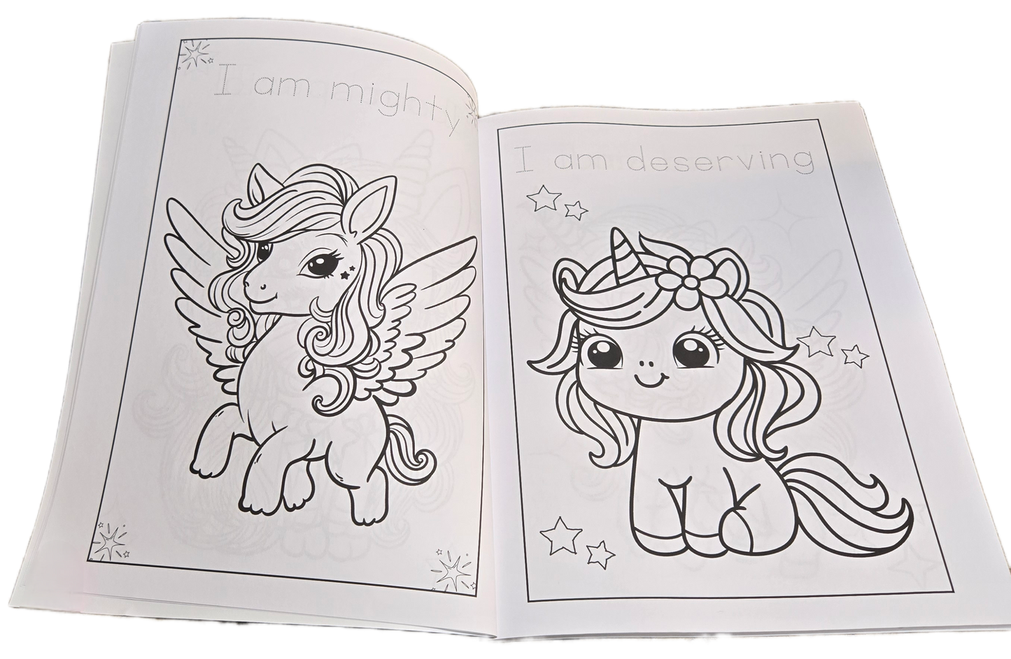 Magical Unicorns Coloring Book