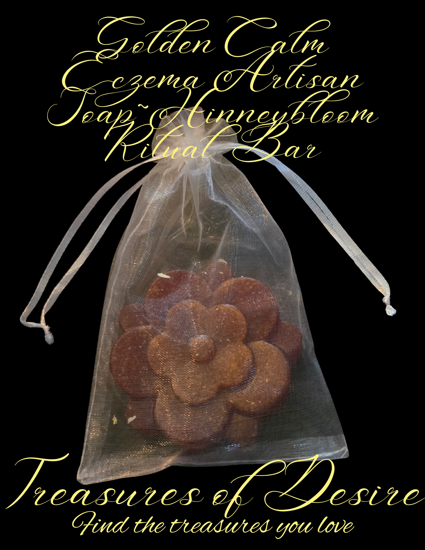 Golden Calm Eczema Artisan Soap-Hinnybloom Bar