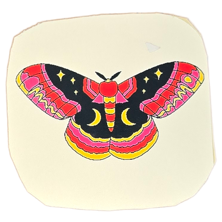 Lunar Moth: The Night-Glider Mini Sticker