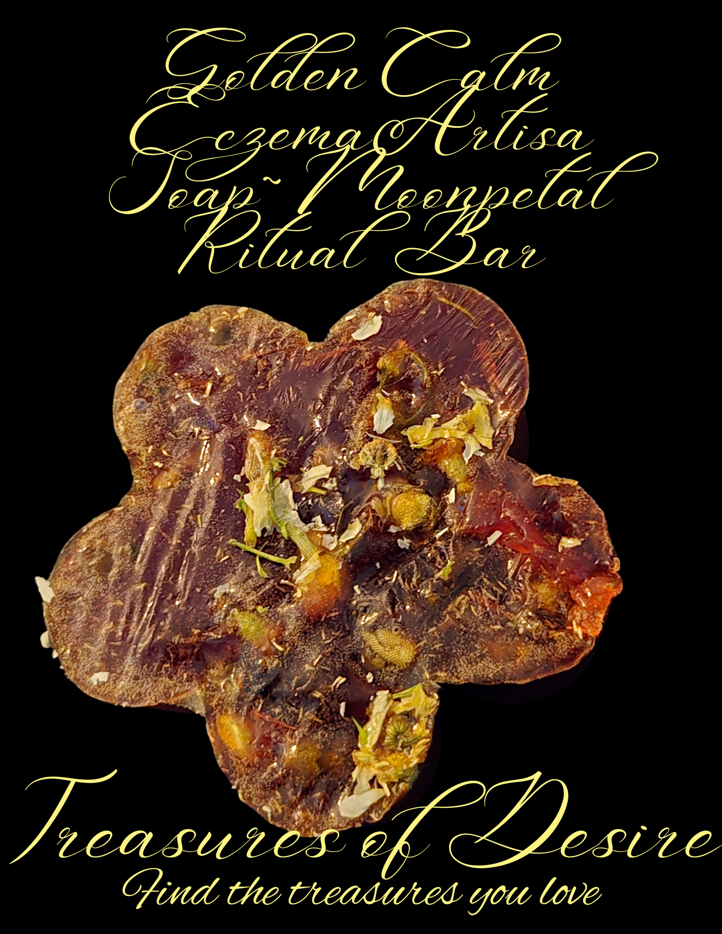 Golden Calm Ezema Artisan Soap-Moonpetal Bar