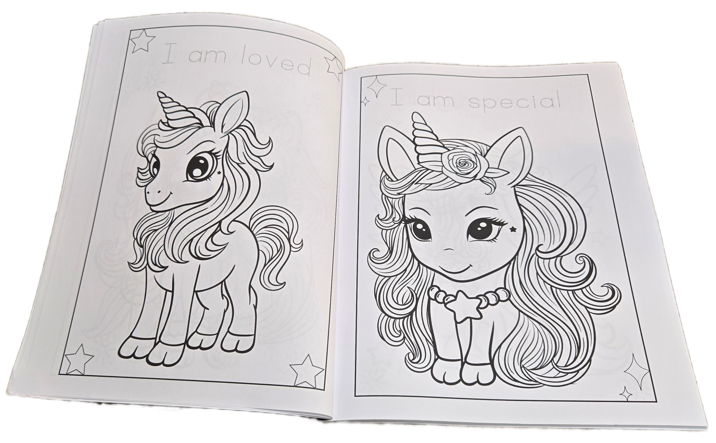 Magical Unicorns Coloring Book
