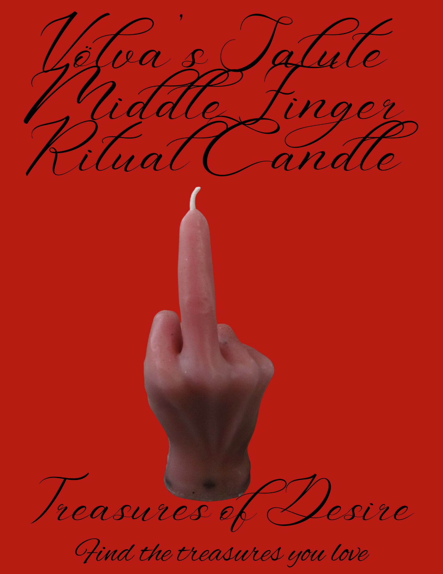 Banefire Bundle – Fuck Off Oil (5 oz) + Völva’s Salute Middle Finger Ritual Candle