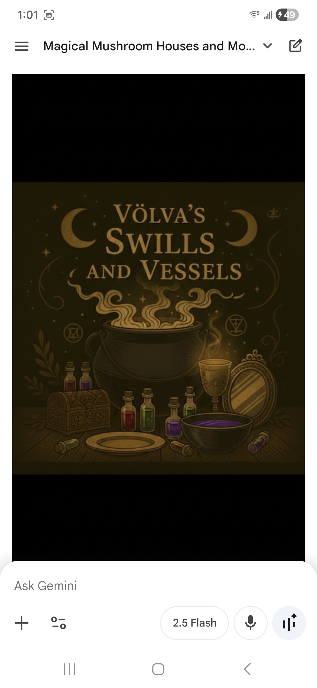 Völvas Swills and Vessels