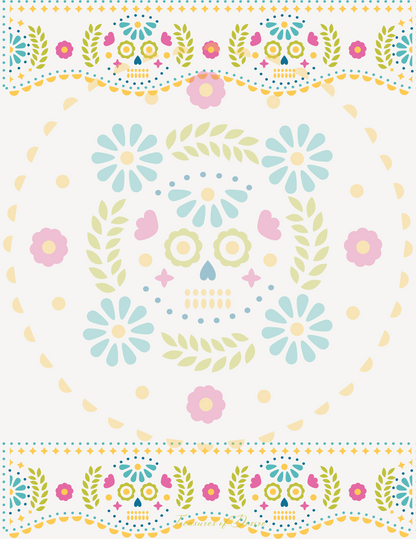 Skull Stationary Set Lined and Unlined Digital Download