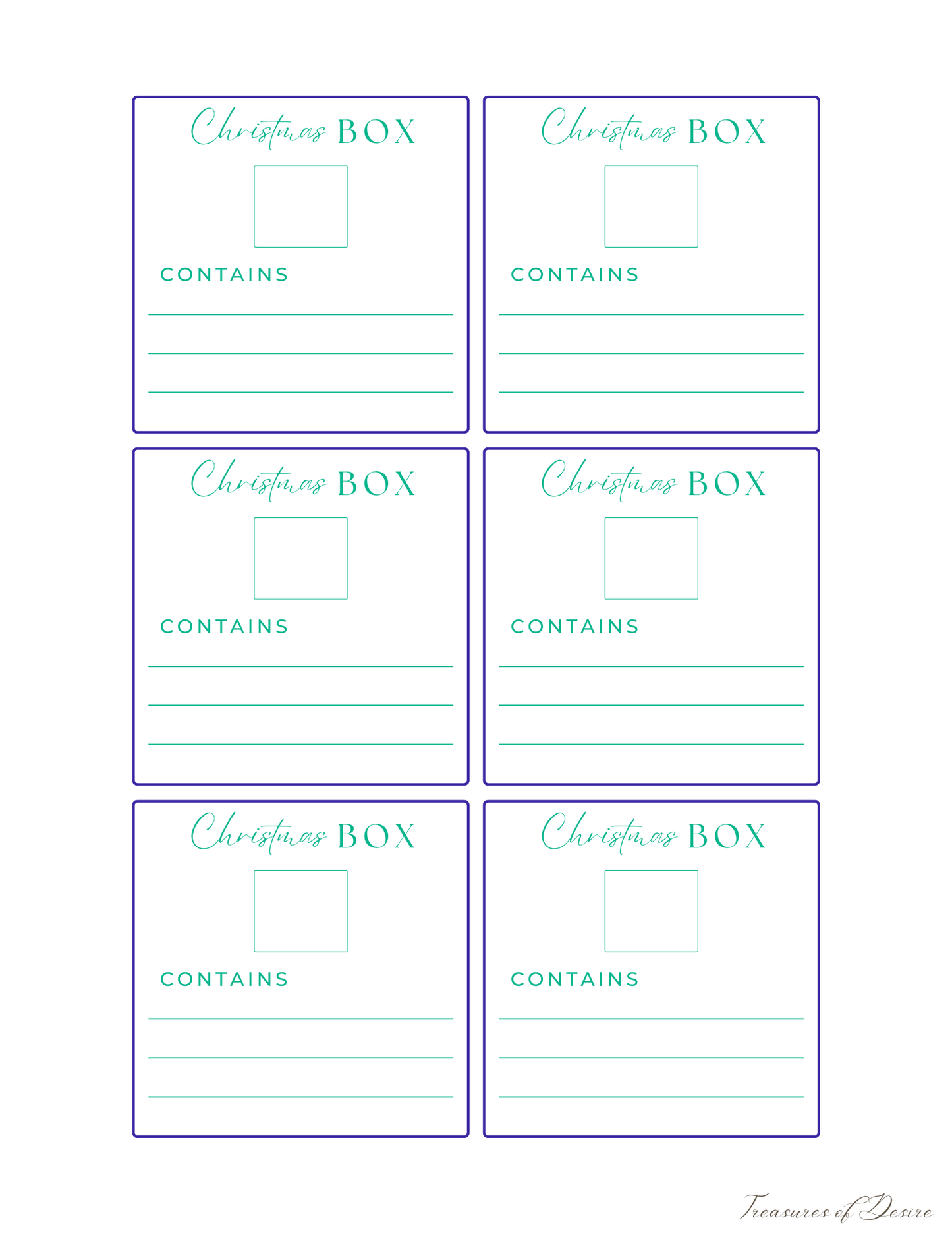 Christmas Planner Digital Download