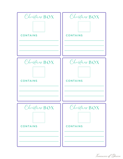 Christmas Planner Digital Download