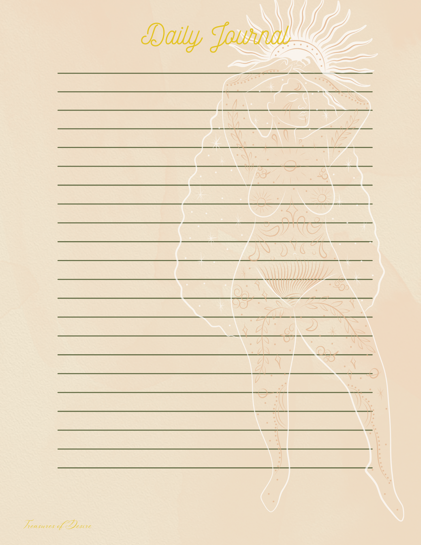 Goddess Journal Digital Download