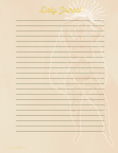 Goddess Journal Digital Download