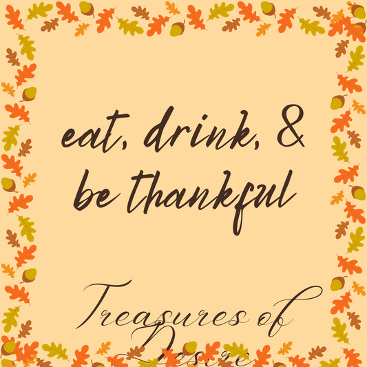 Eat drink and be thankful Digital Download