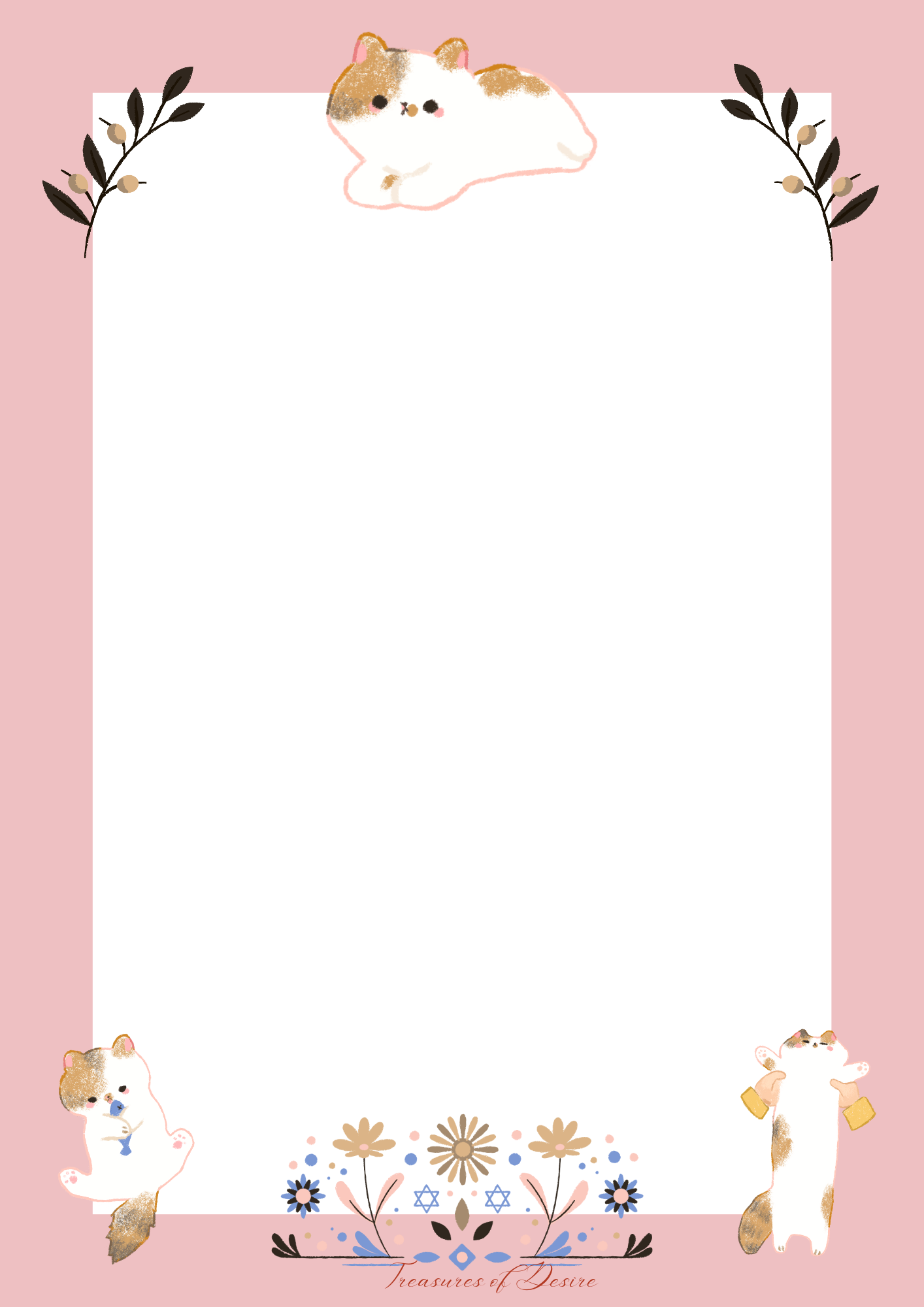 Kitten Stationary Set Digital Download