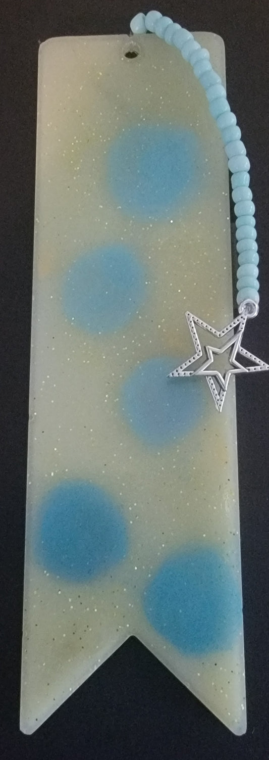 Blue Polkadot Bookmark