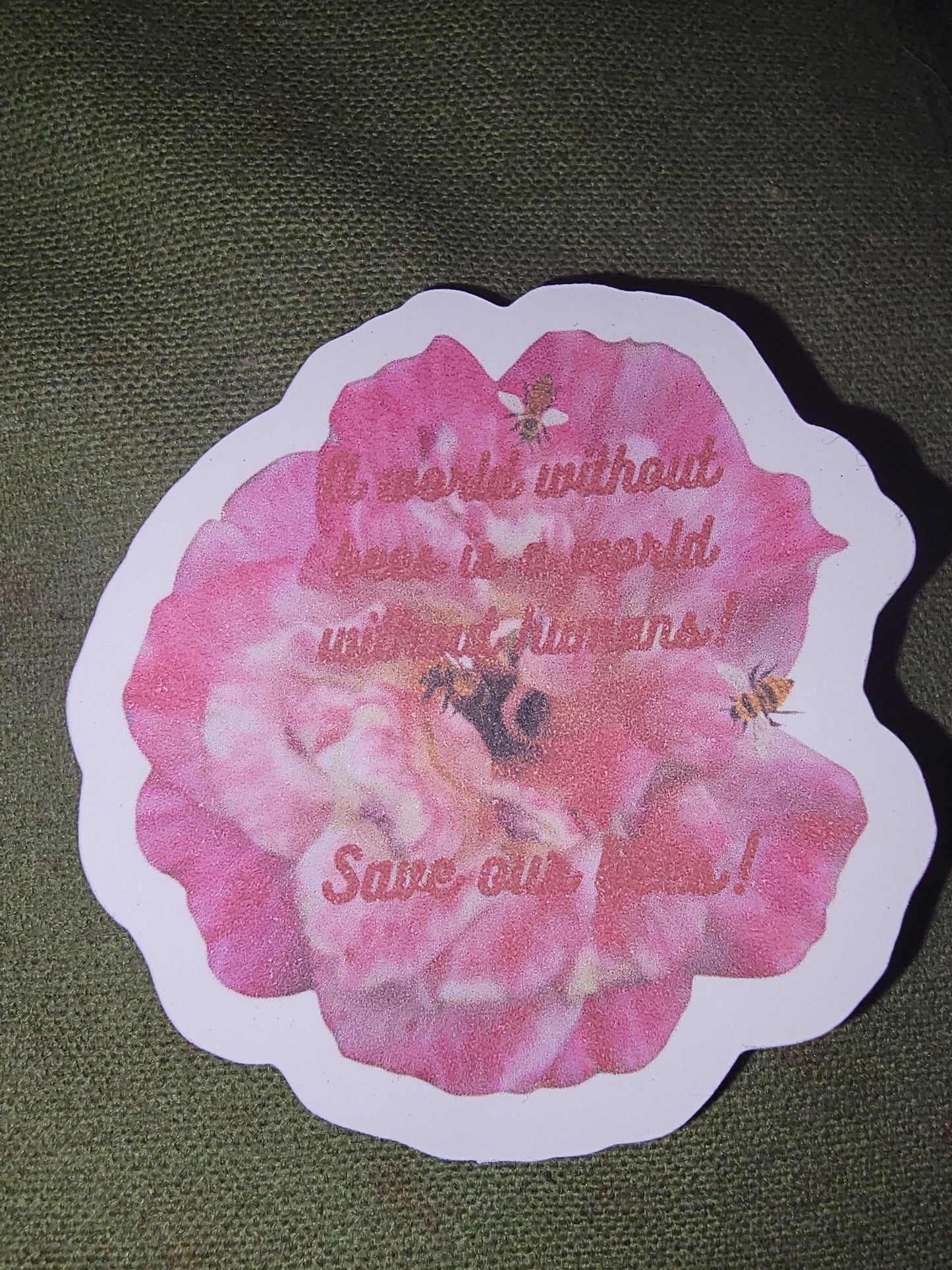 Save the bees sticker