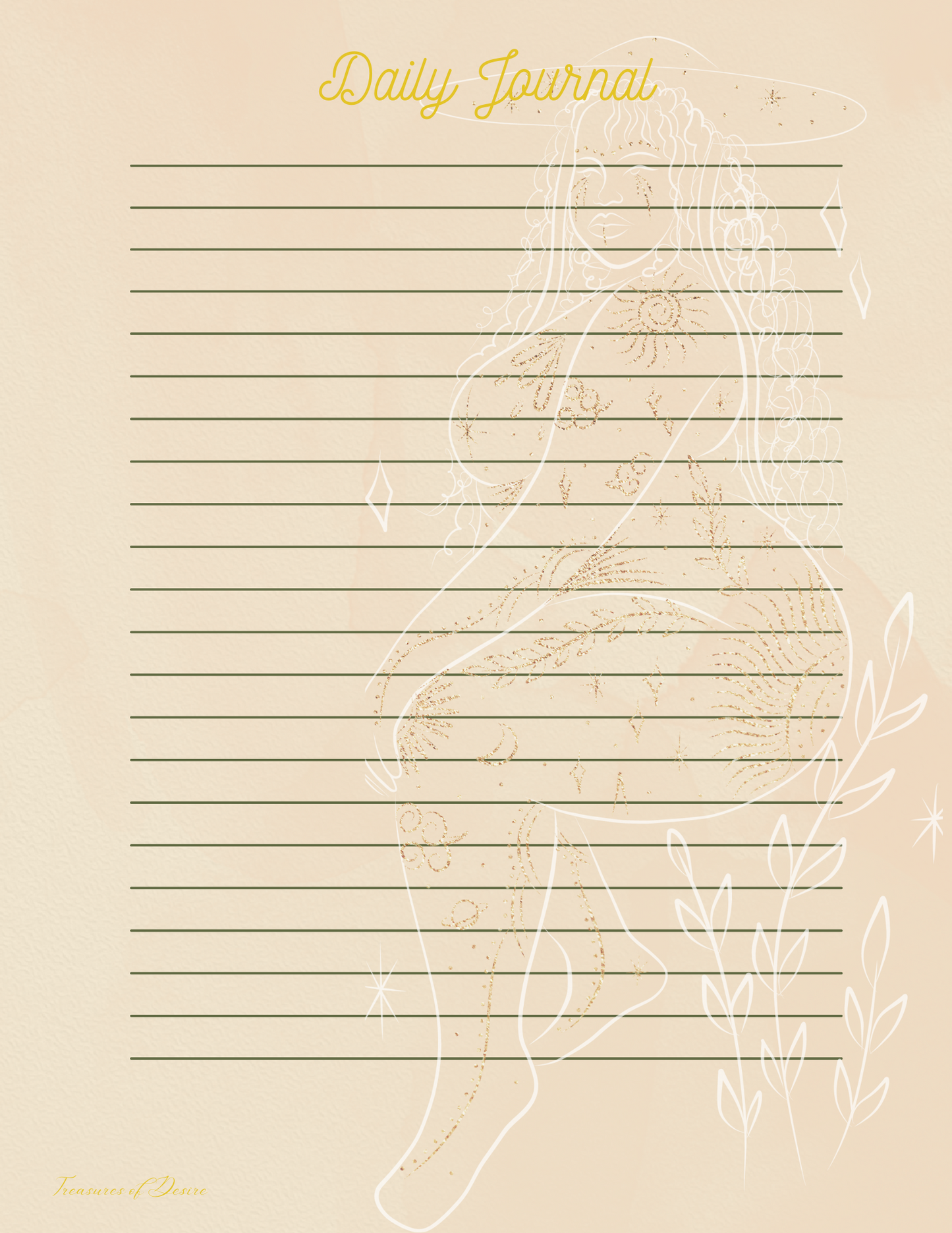 Goddess Journal Digital Download