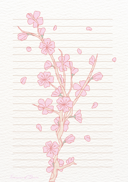 Flowers Galore Stationary Set Digital Download