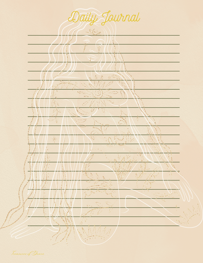 Goddess Journal Digital Download