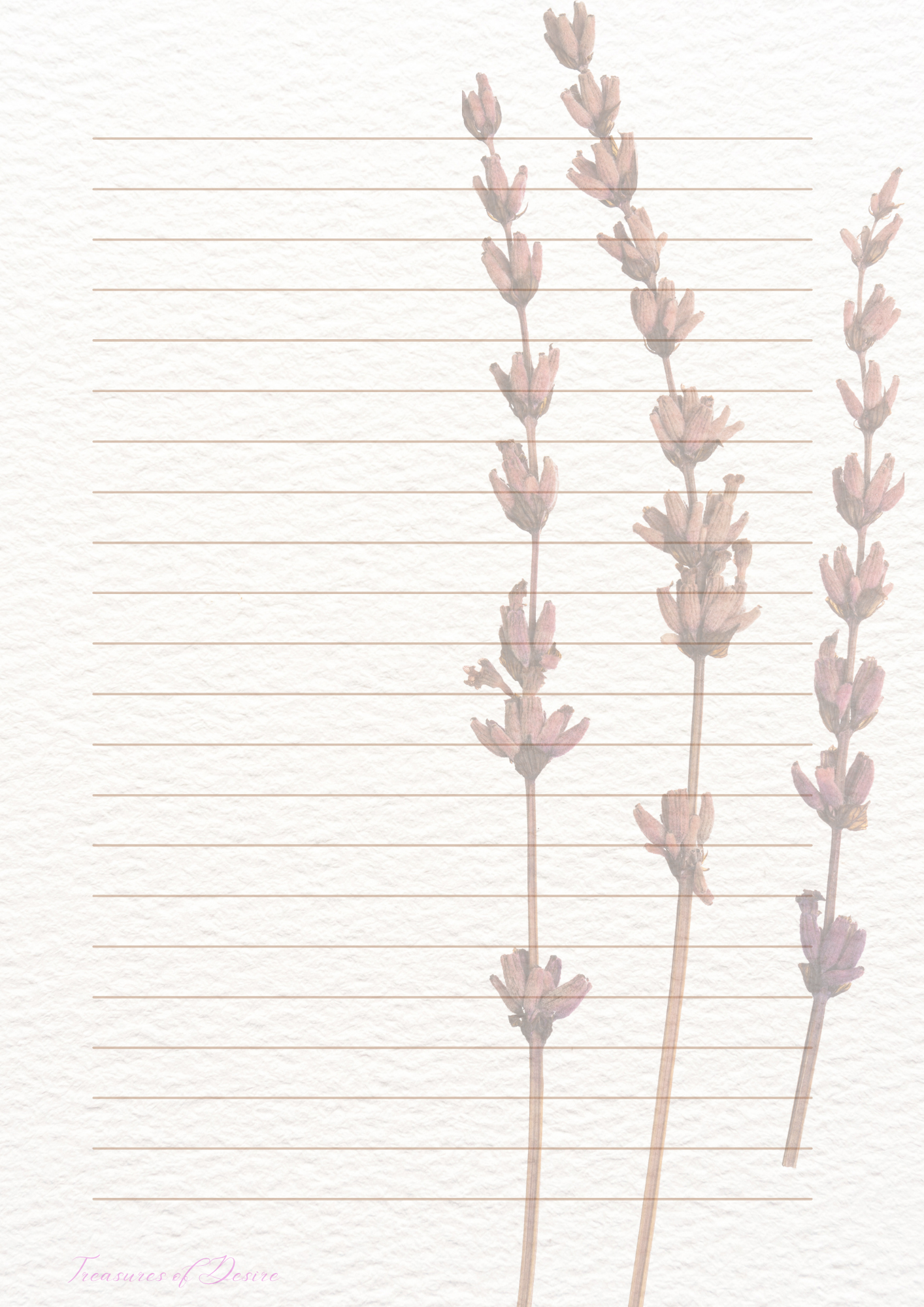 Flowers Galore Stationary Set Digital Download