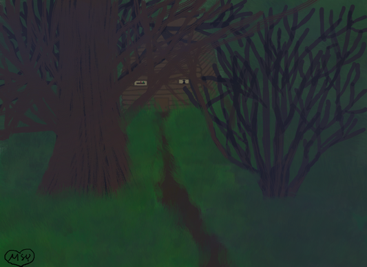 Hidden Hollow Art Print