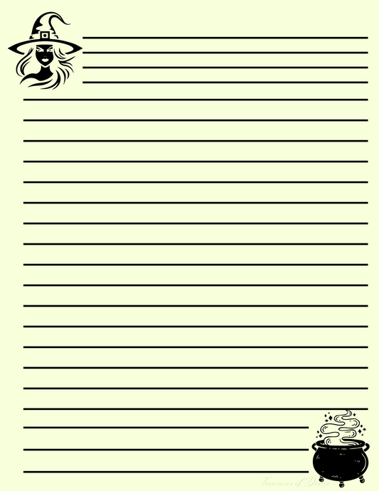 Bewitching Stationary Digital Download