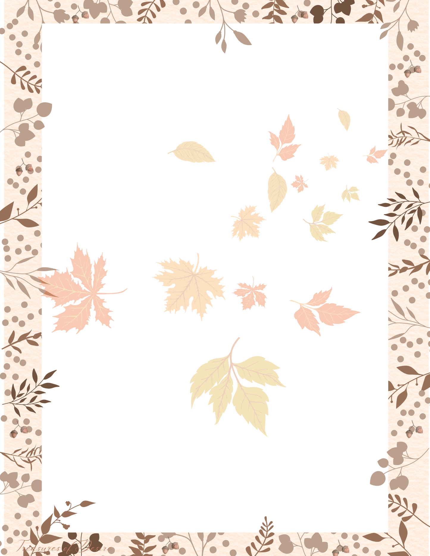 Fall Stationary Set Digital Download