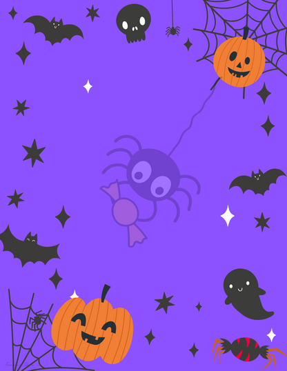 Halloween Stationary Set